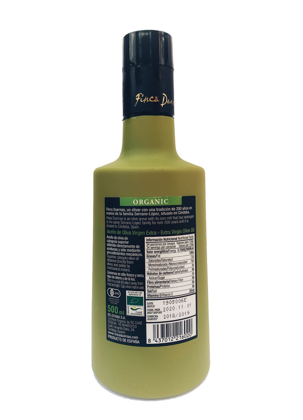 Finca Duernas-Olive Oil-Organic-Arbequina-500 ml
